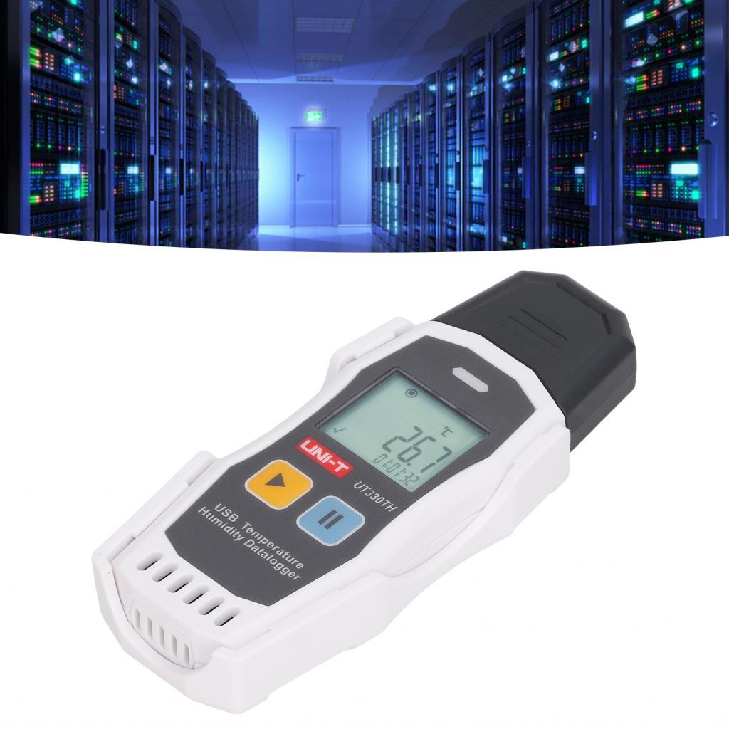 เครื่องวัดความชื้น Data Logger ความแม่นยําสูง Auto Storage ปรับบันทึก Interval เครื่องวัดอุณหภูมิสํา