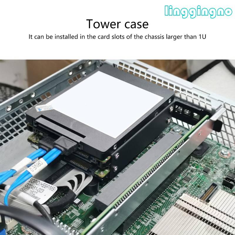 RR คอมพิวเตอร์เดสก์ท็อปที่มั่นคง SSD HDD วงเล็บยึด SSD HDD สําหรับสล็อต PCI ขยายกรอบโลหะสําหรับการจั