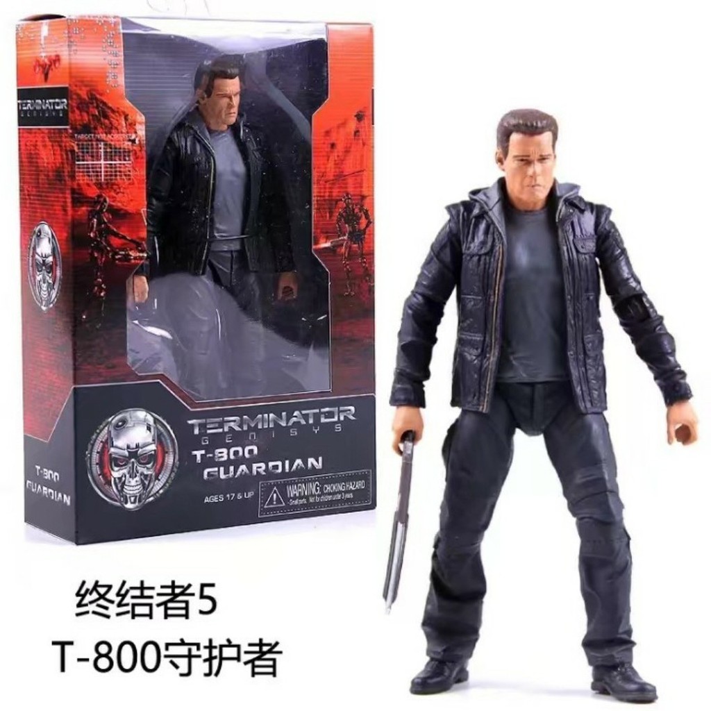 NECA 42186 Terminator Genisys 7 นิ้วAction Figure T800 Arnold Endoskeleton T1000 ของเล่น