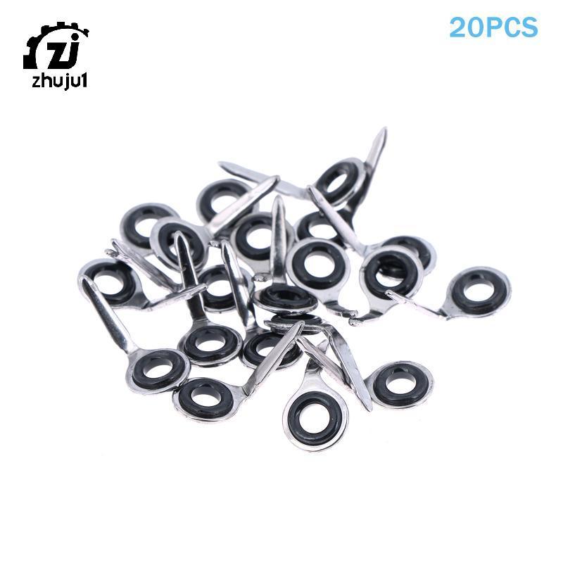 [zhuju1] 20PCS MKG 1.0S 1.5S 2.0S 3.0S Miniature Guide Series Non เซรามิคแหวนรุ่นตกปลา Rod Repair Gu