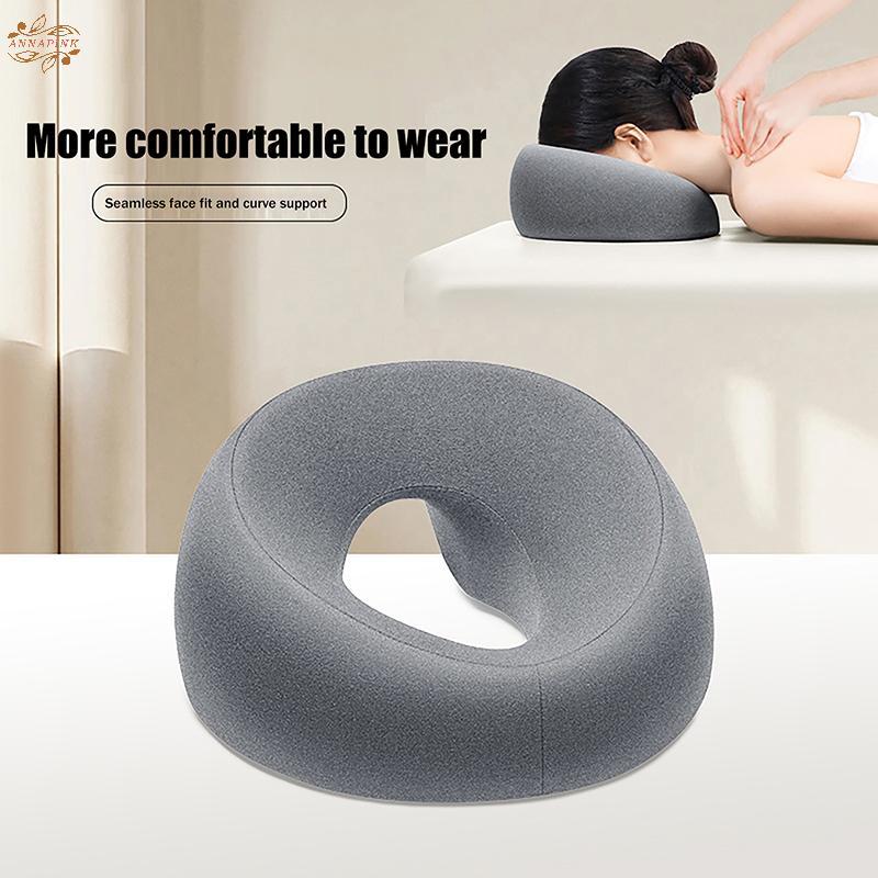 Ank ปรับ Face Cradle หมอนโต๊ะนวดหน่วยความจําโฟม Salon Face Rest Hole Professional Spa เตียงหน้าหมอน Prone ตําแหน่ง EN