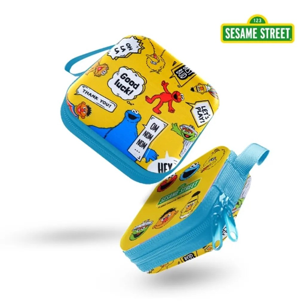 (REDMONZTER) : SST4-กล่องอเนกประสงค์ : Sesame Street 6-Face Multipurpose Storage Tin Box (EP-BOX-YE-