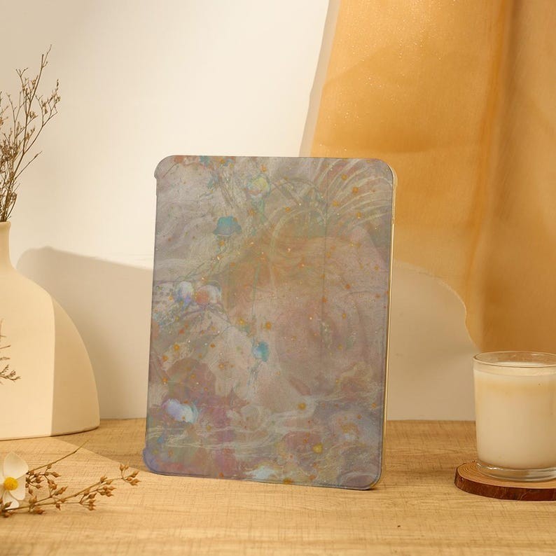 เคส iPad ลายเงา,เคส iPad Air สําหรับ 13"/11"iPad Pro 2024,13"เคส iPad Air 6,เคส iPad mini 6,10.9"เคส