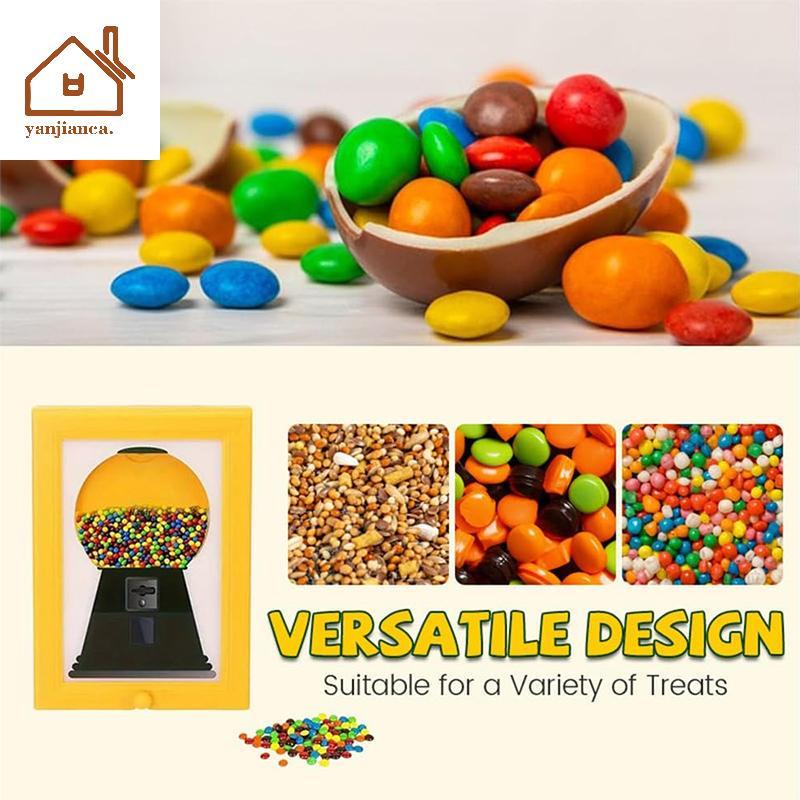 YANCA Candy Dispenser รูปภาพแขวนกรอบ Candy, Gumball เครื่องกรอบ Handy Fast Distribution Candies ถั่ว