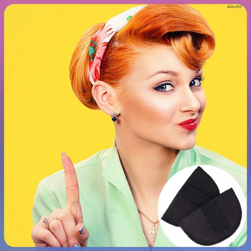 3 คู่ Breathable สีดํากาวไหล่ Pads ฟองน้ําไหล่ Push Up Pads สําหรับเสื้อและชุด daicoltd