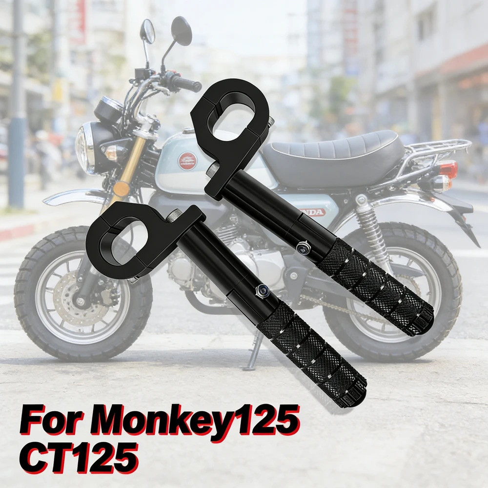 ใหม่-สําหรับHonda MONKEY 125 CT 125 2020-2022 อุปกรณ์เสริมรถจักรยานยนต์ด้านหลังเหยียบอลูมิเนียมคันเก