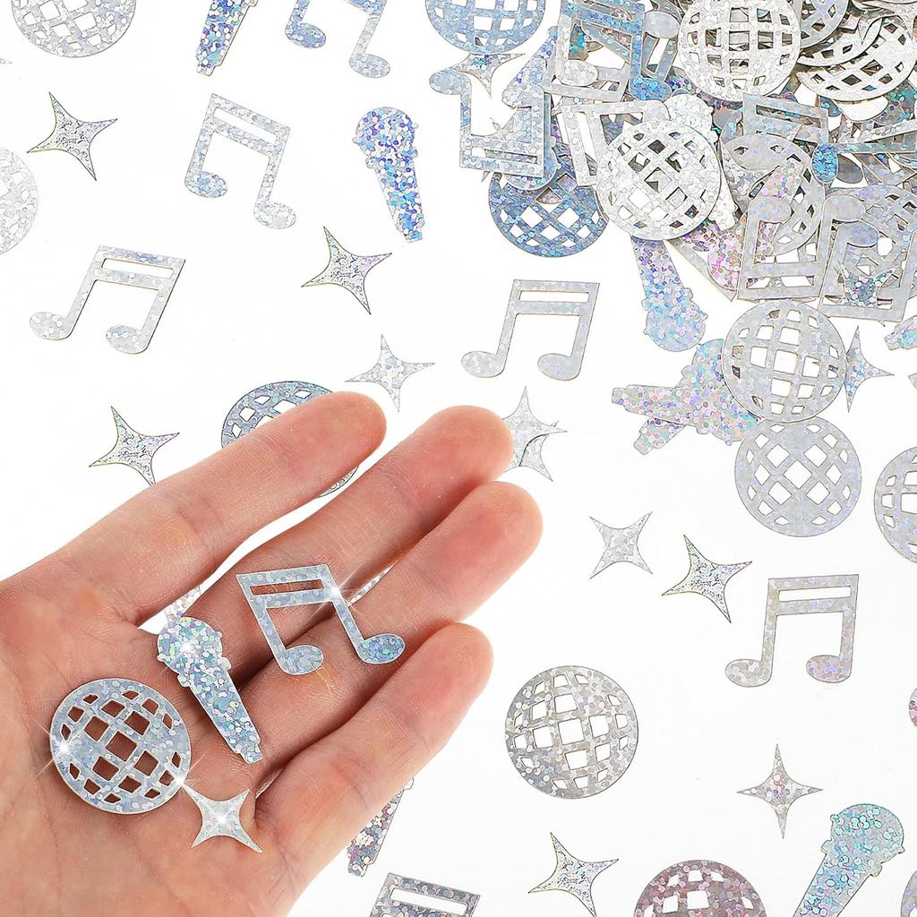 Disco Confetti, 240PCS Disco Ball ฟอยล์ Confetti, Glitter Disco Ball Party ตกแต่ง, Mini Disco Ball C