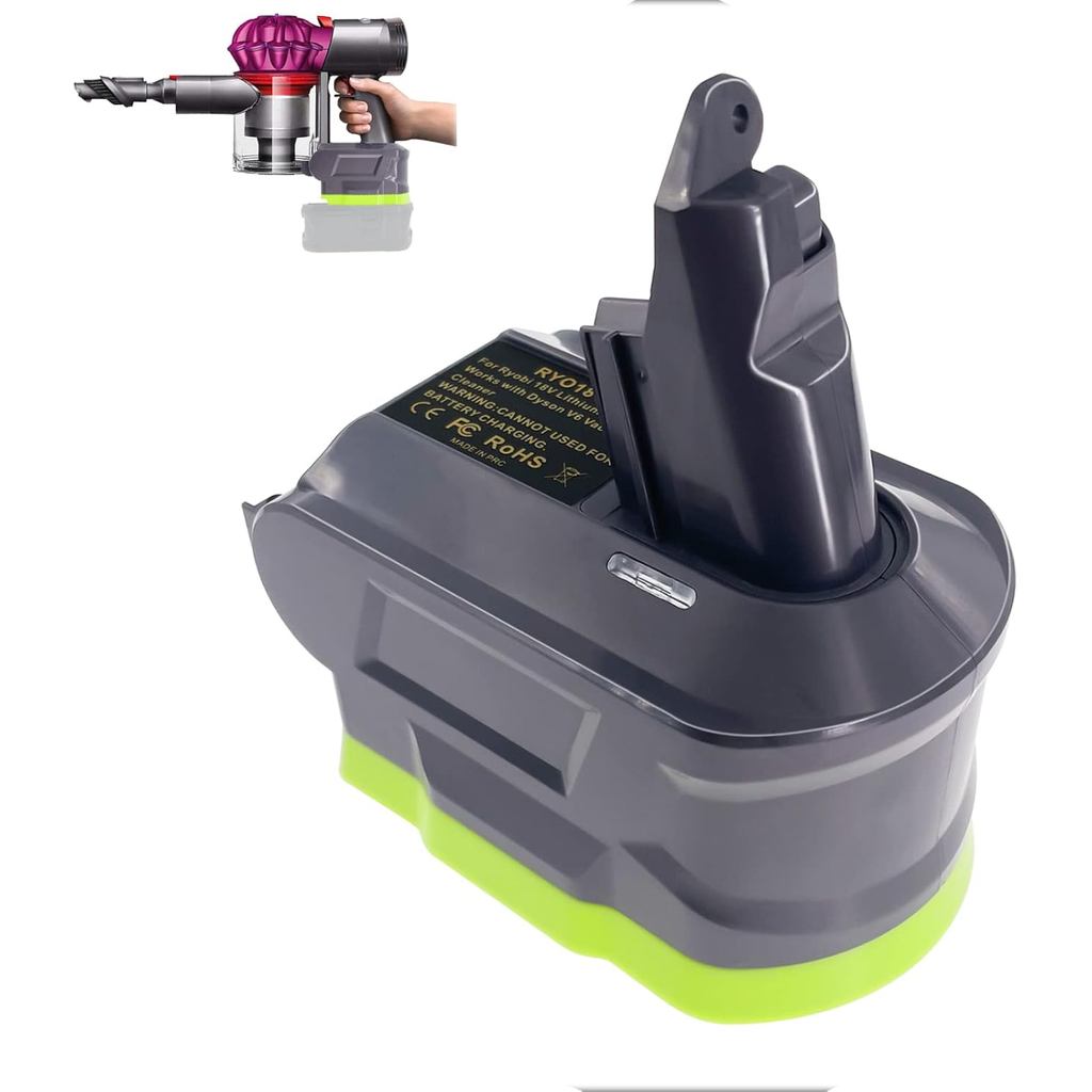 TPDL สําหรับอะแดปเตอร์แบตเตอรี่ Dyson V6, สําหรับ Ryobi 18 โวลต์ ONE + แบตเตอรี่แปลงสําหรับ Dyson V6