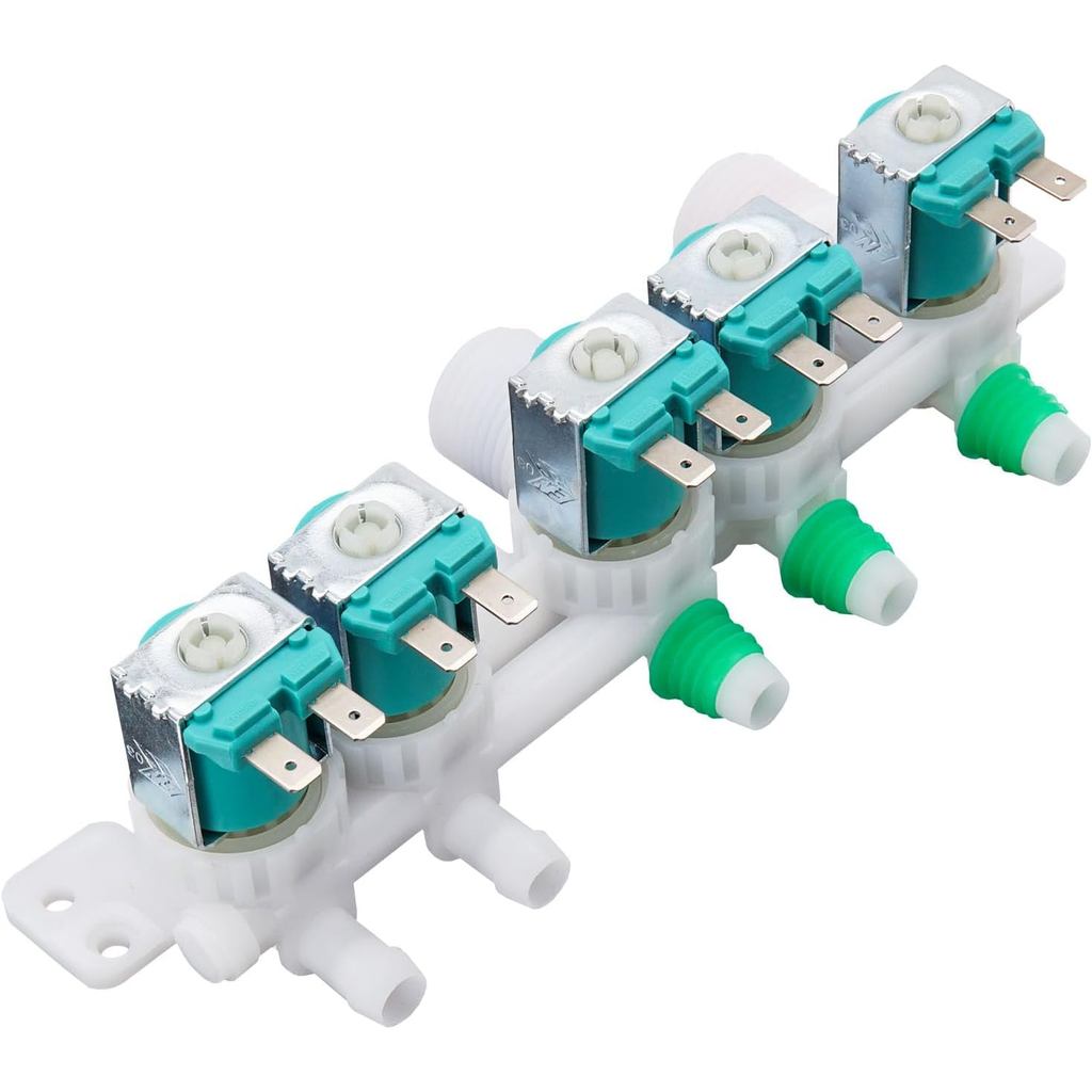 ชุดวาล์วน้ําเข้าเข้ากันได้กับเครื่องซักผ้า Samsung WA52M7750AW/A4 WA52M7750AV/A4 WA52M8650AV/A4 WA52