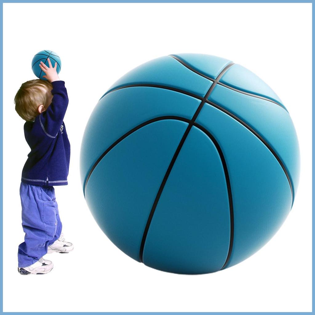 โฟมบาสเกตบอล Silent Ball Training Ball PU 3D Basketball Ball Mute Basketball High-Density Foam Ball 