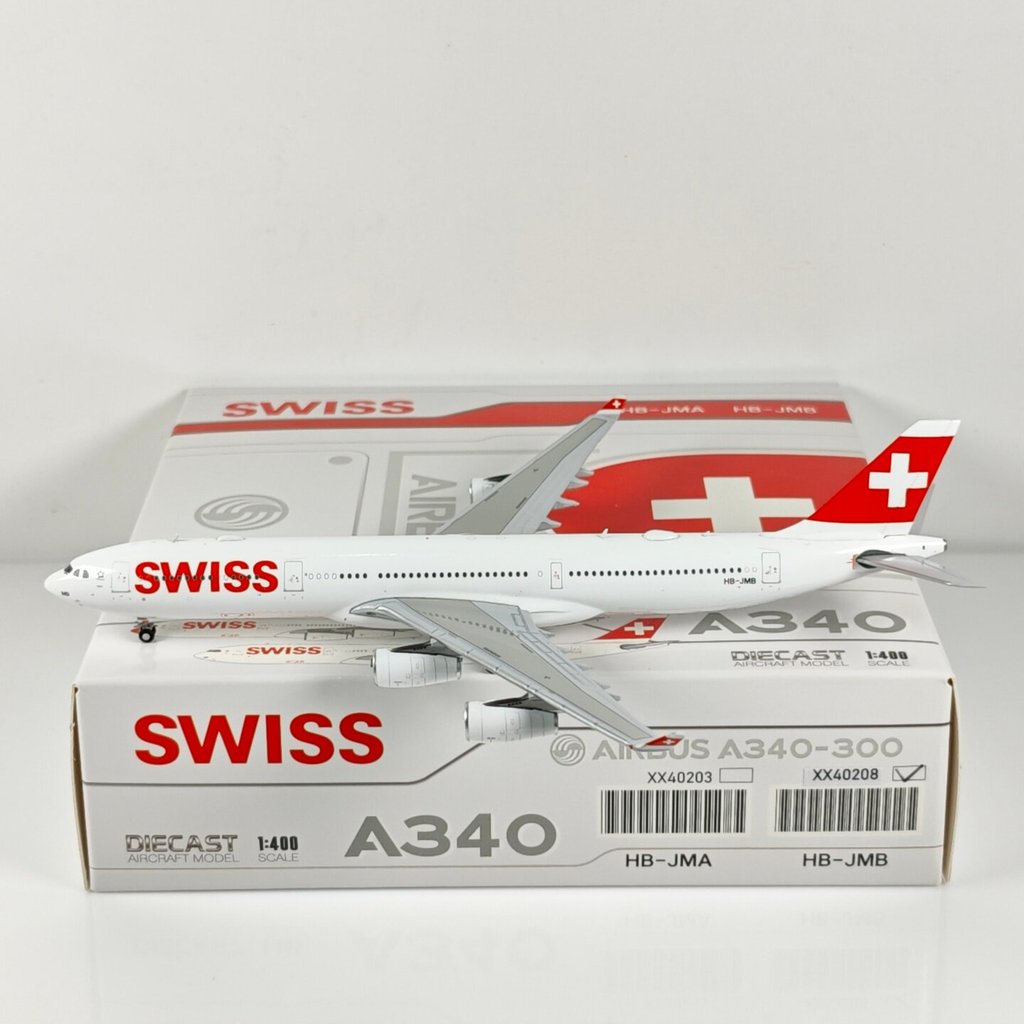 JC Wings XX40208 1: 400 Swiss Airlines A340-300 HB-JMB รุ่นโลหะผสม