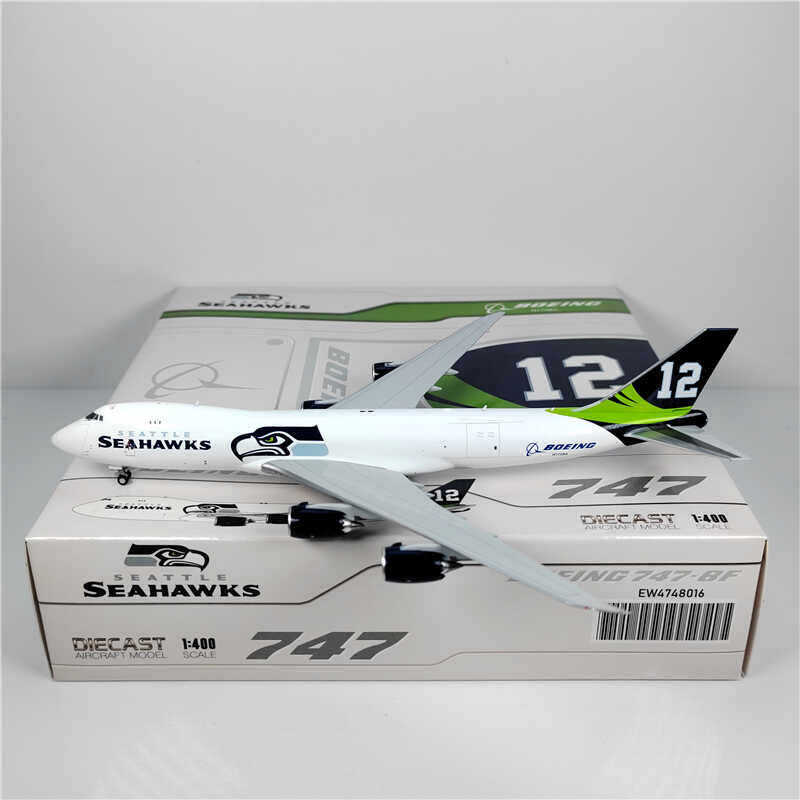 JC Wings EW4748016 1: 400 Boeing Seahawk B747-8F N770BA รุ่นโลหะผสม