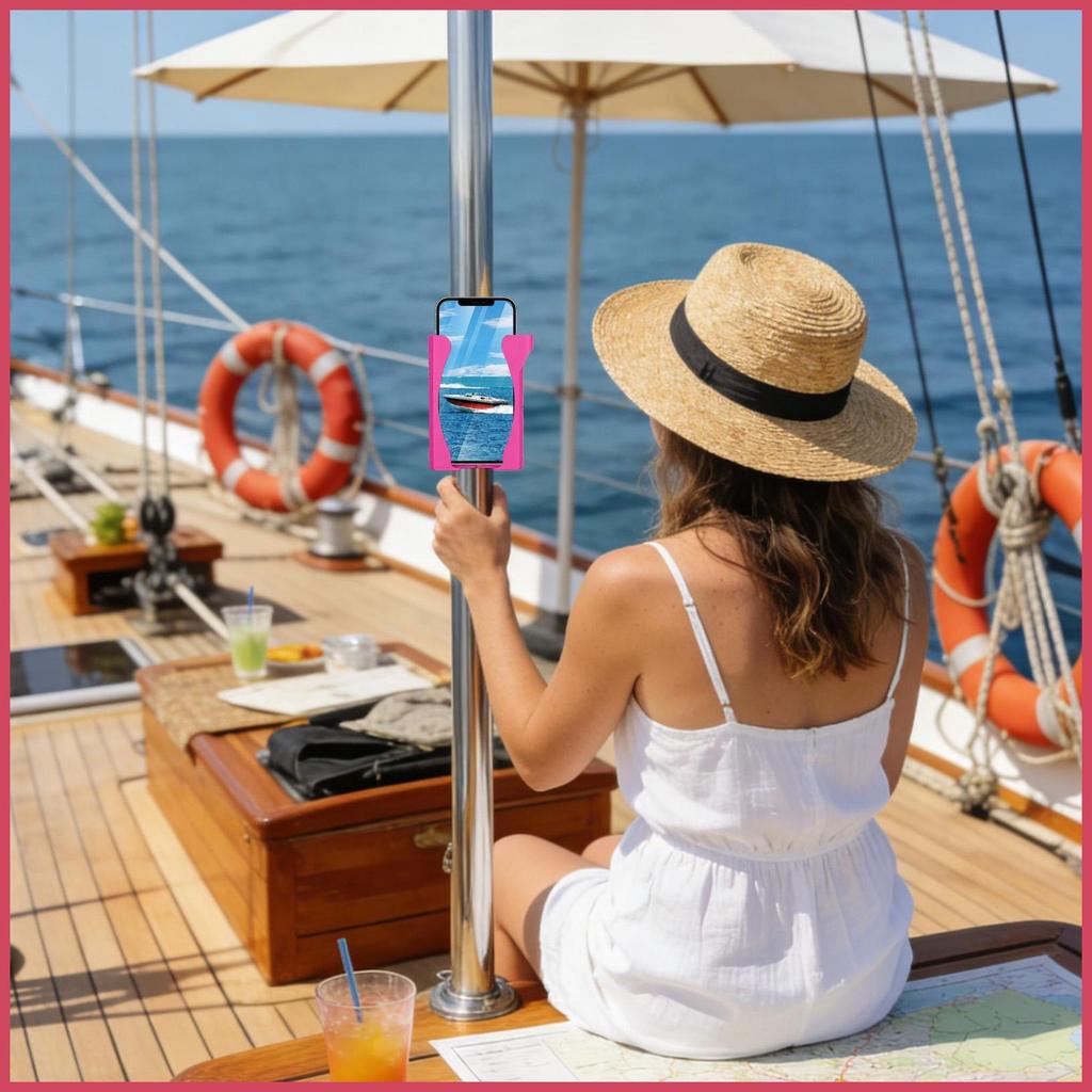 Holder โทรศัพท์มือถือแบบ Marine Secure สำหรับKayak, Golf Cart และDashboard ขณะเดินเรือ