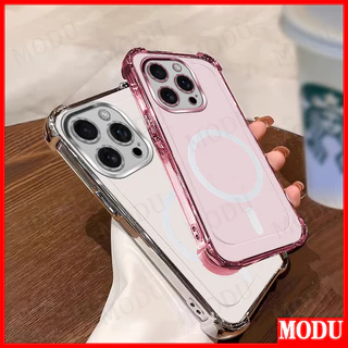 ปลอกสําหรับOPPO Reno 14 14F 13F 12 12F 11F 11 10 9 8 Pro 8T 7Z 7 6Z 5Z 5 4 8Z 4G 5GหรูหราชุบGหรูหราG Glitterกันกระแทกขดลวดแม่เหล็กเคสโทรศัพท์