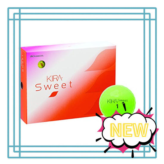 Kasco Golf Balls KIRA SWEET 1 dozen (12 balls) Yellow