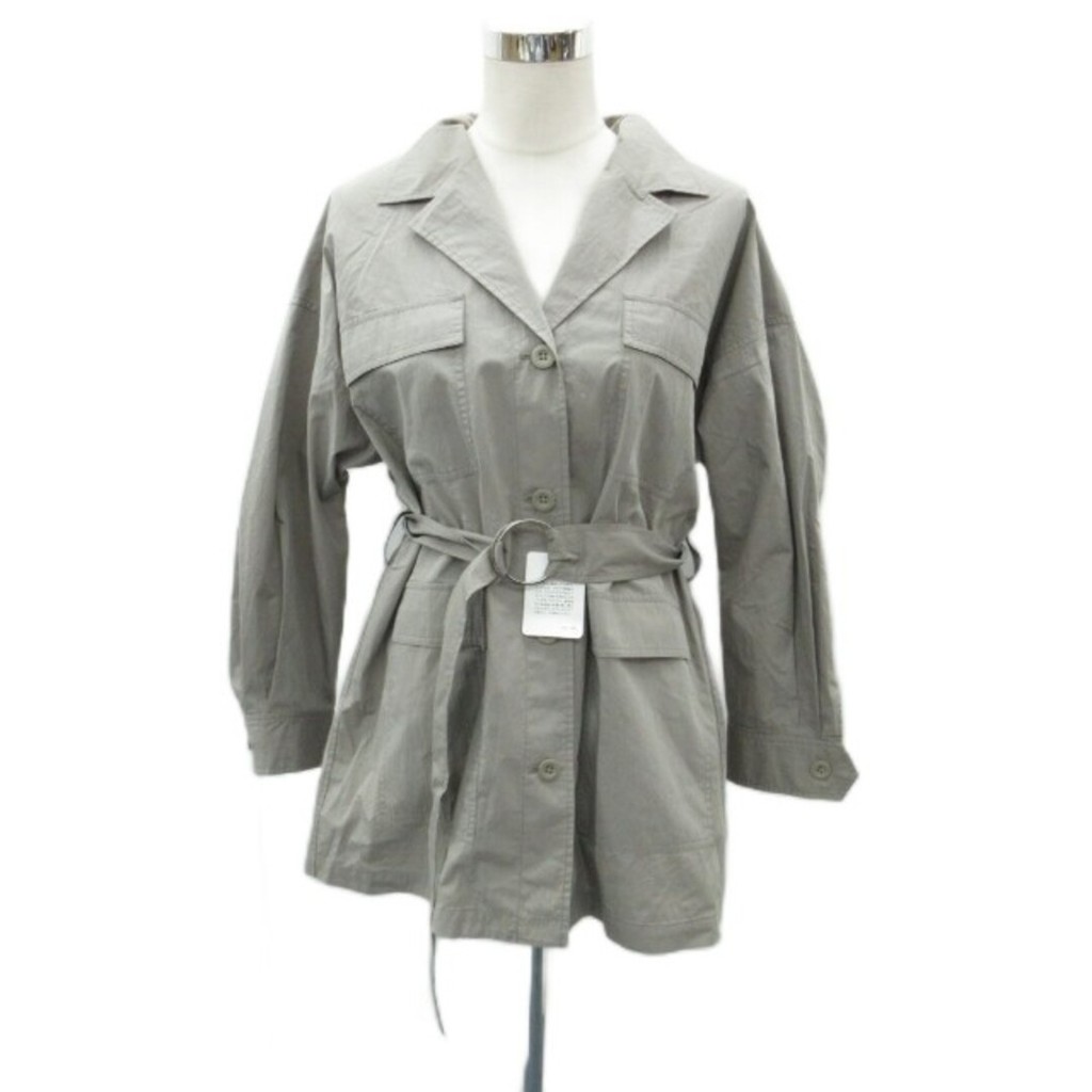 UNITED ARROWS green label relaxing Belt Shirt gray Long sleeves Direct from Japan Secondhand