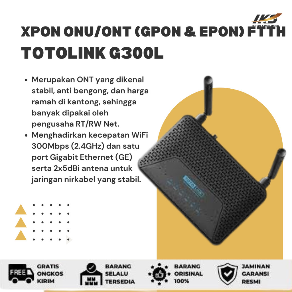 Totolink G300L - XPON ONU ONT (GPON & EPON) FTTH