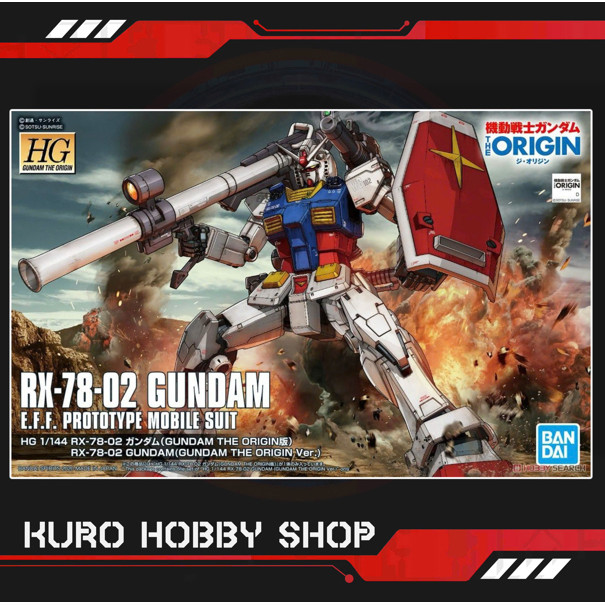 HG GTO RX-78-2 Gundam - Bandai Assembly Model