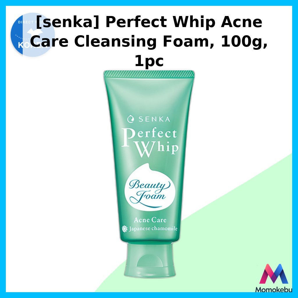[senka] Perfect Whip Acne Care คลีนซิ่งโฟม 100g, 1 ชิ้น / โฟมล้างหน้าเกาหลี / Acne Care by MomoKebu