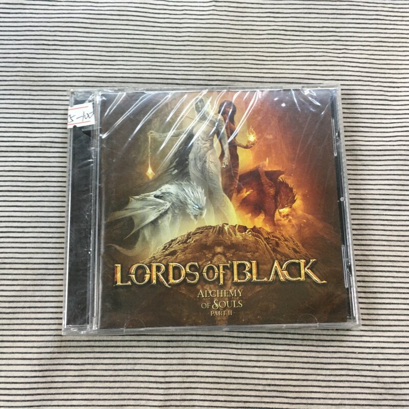 รุ่นอิตาลีที่ยังไม่ได้เปิด Lords Of Black-Alchemy Of Souls Rock CD Box Cracked youzi