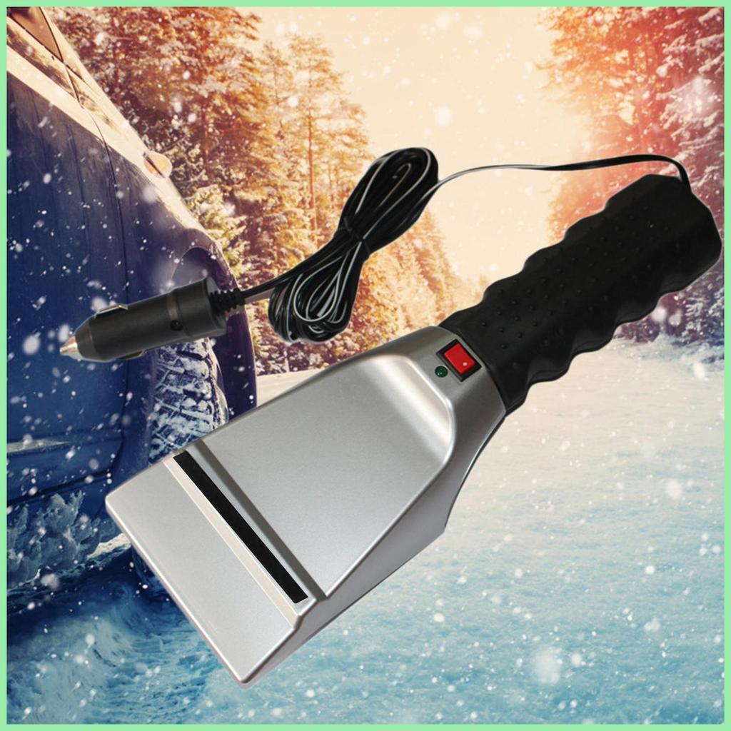 Heated Ice Scrapers สําหรับกระจกรถยนต์ทําความสะอาดหน้าต่างไม้กวาด 2.7M สายไฟ ICE Scrapers สําหรับรถย