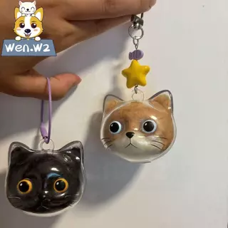 wen.W2 พวงกุญแจเก็บขนแมว กล่องใสจิ๋ว เก็บขนเป็นลูกกลม น่ารักมากกก 🐱✨