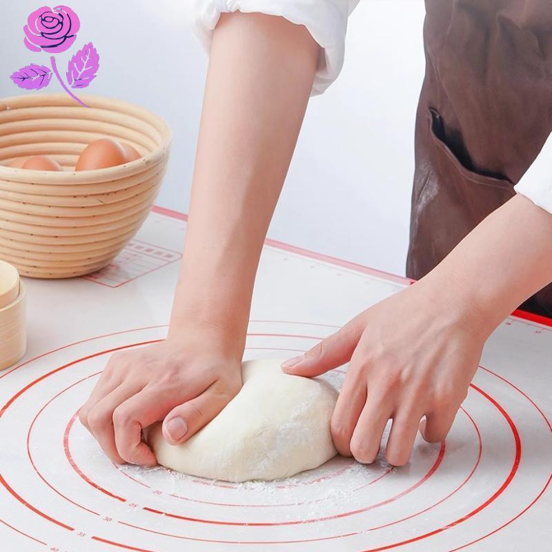 ดี ซิลิโคนเบเกอรี่ Mat Pastry Rolling นวด Pad ครัวเครปพิซซ่าแป้ง Non-Sti Pan Pastry Mat ดี