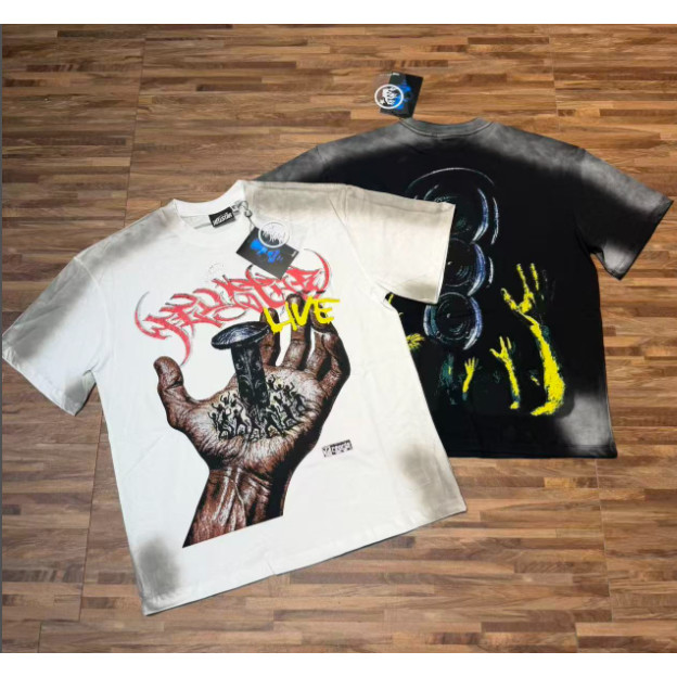 เสื้อยืดผ้าฝ้ายแท้ He88tar Earth 8 Star