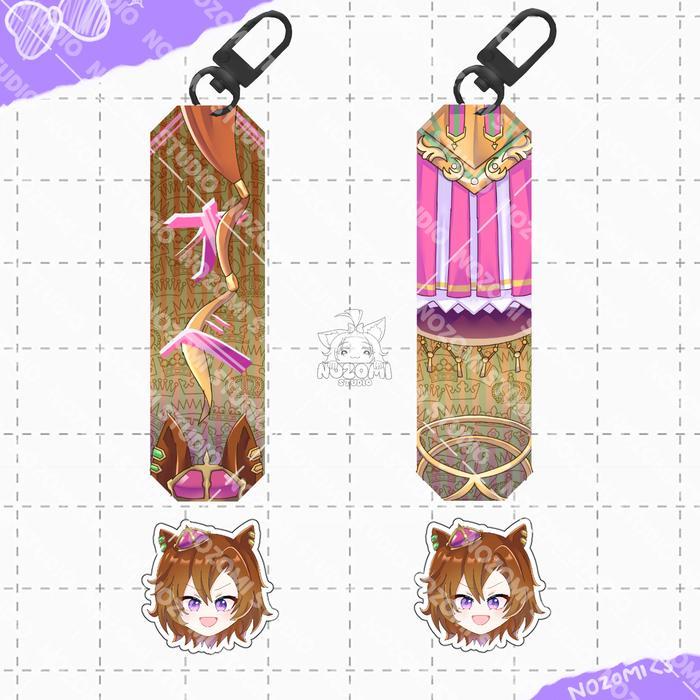 Ganci / พวงกุญแจอะนิเมะ Typography MUSUME TM OPERA O
