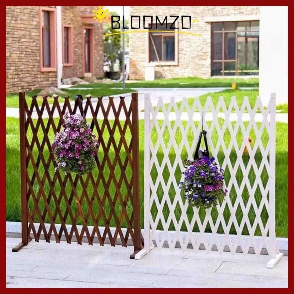 จัดส่งจากประเทศไทย รั้วไม้BLOOMZO รั้วสวนบ้านที่ทนทาน/ไร้กลิ่น, DIY 50/70 ซม.ยืดสเปรย์สีหลายชั้นขยายรั้ว Trellis ตกแต่งสวน
