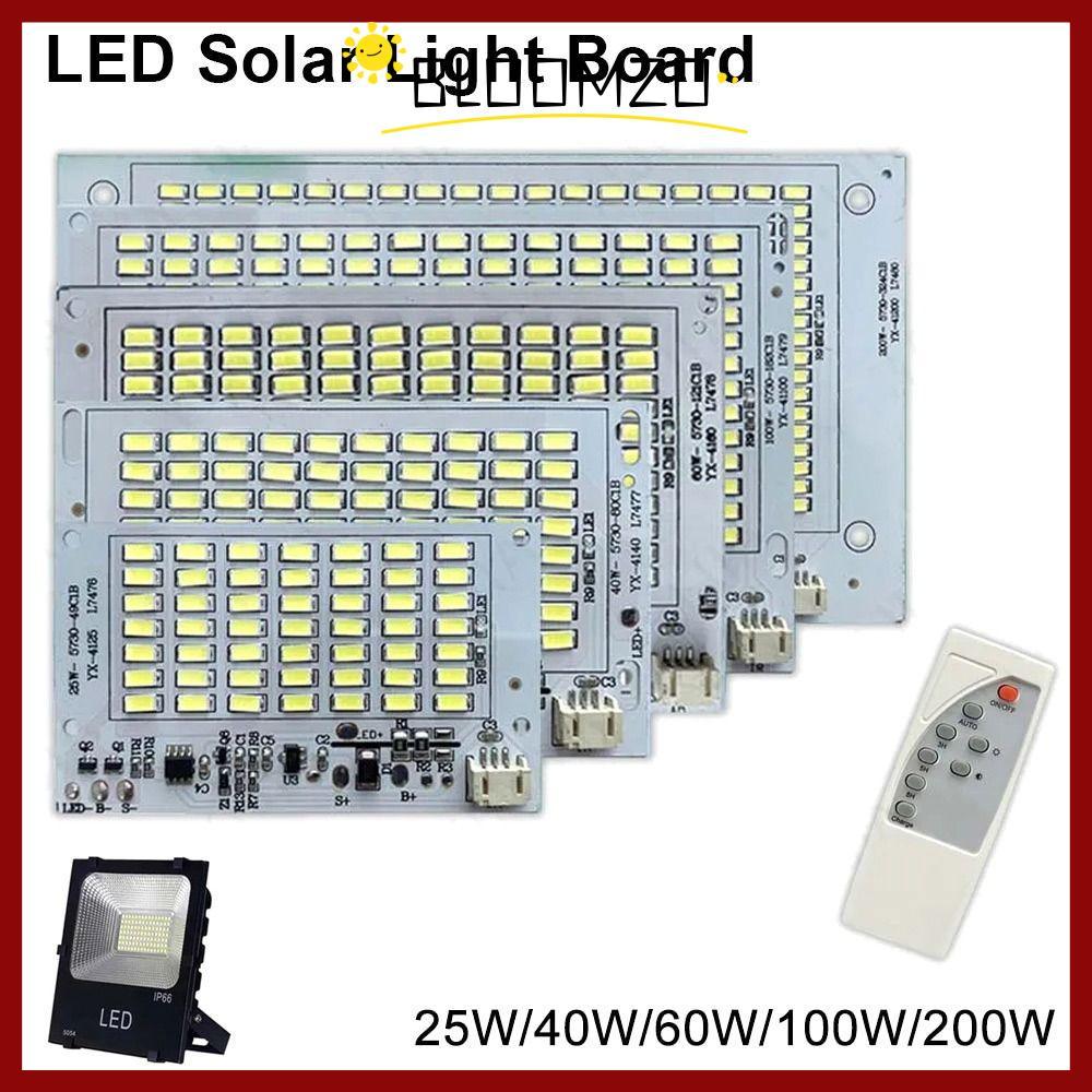 in สต็อกBLOOMZO 1 ชิ้นไฟ LED, แสงสีขาว 25/40/60/100/250W แผงแหล่งกําเนิดแสง, พร้อมรีโมทคอนโทรลความสว่างสูง SMD5730 รีโมทคอนโทรล Floodlight