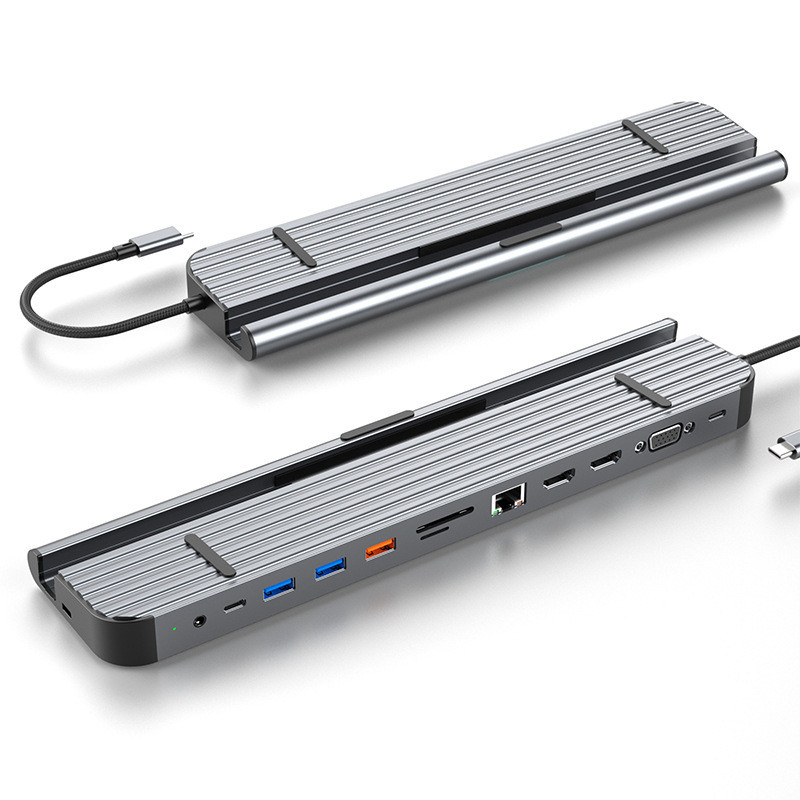 ขาตั้งแล็ปท็อป Docking Station ขาตั้งคอมพิวเตอร์แท็บเล็ต Docking Station HUBType-CHUB