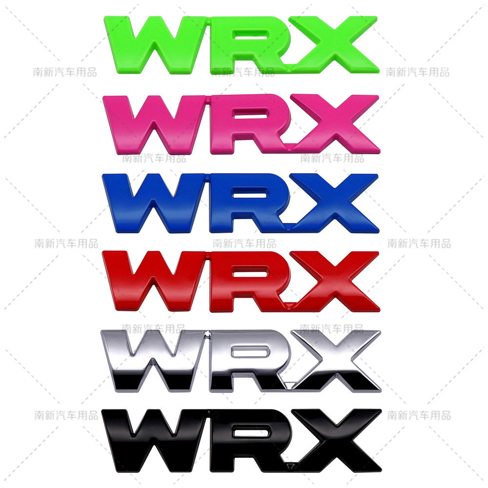 ป้าย WRX ใช้ได้กับสติกเกอร์รถยนต์ดัดแปลงส่วนบุคคล Subaru ป้ายท้ายรถ WRX