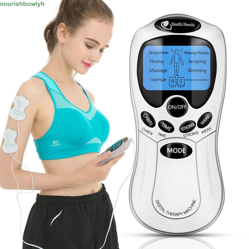 NOURISHBOW เครื่องมือนวดไฟฟ้า, 8 โหมดแบบพกพา PULSE Stimulator, ผ่อนคลาย Electrostulator Digital Puls