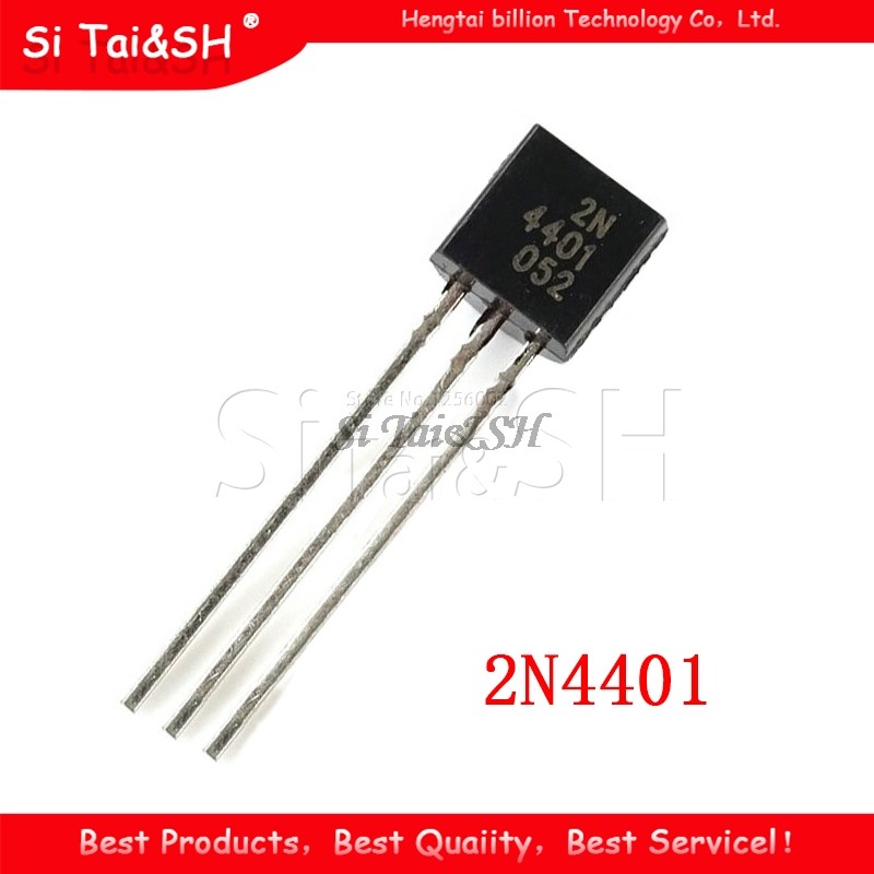 50 ชิ้น 2N4401 TO-92 ทรานซิสเตอร์ Bipolar - BJT NPN IC ใหม่และต้นฉบับ