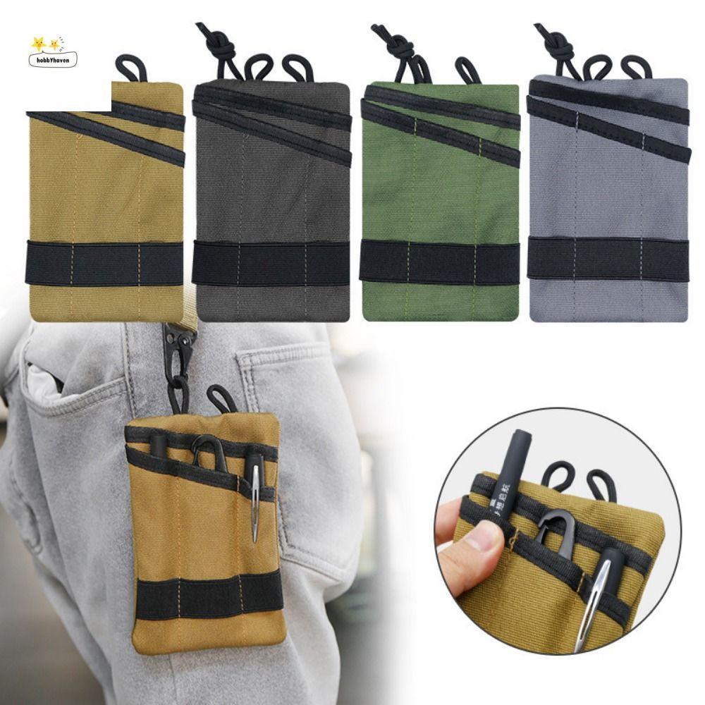 HOBBYHAVEN Mini EDC Tool Bag, Compact Lightweight Card Key Pouch, EDC Tool Kit ทนทานกันน้ํายืด Band 