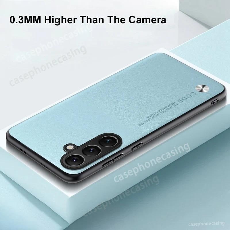 SAMSUNG เคสโทรศัพท์สําหรับSamsung Galaxy A57 A37 A27 A17 A07 SamsungA57 4G 5G 2026 เคสโทรศัพท์หรูหราหนังผิวTPUซิลิโคนกันกระแทกปกหลัง ราคา ถูกที่สุด ดีลบีเคเค แกลเลอรีภาพที่ 3