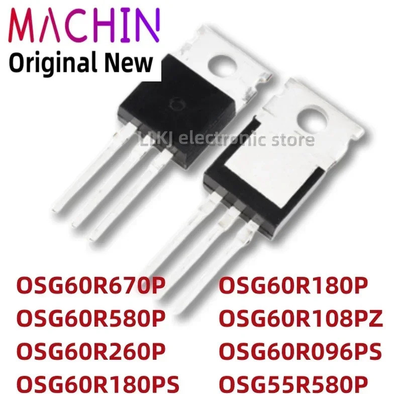 5pcs OSG60R670P OSG60R580P OSG60R260P OSG60R180PS OSG60R180P OSG60R108PZ OSG60R096PS OSG55R580P ทราน