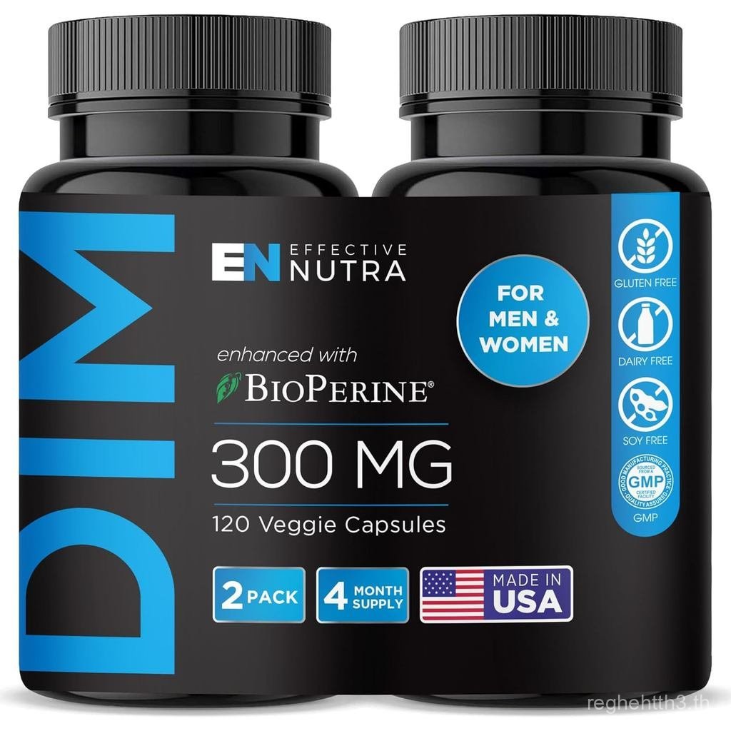 Nutra Dim Supplement 300 มก. พร้อม BioPerine - ควบคุมฮอร์โมนและพัฒนาการเผาผลาญ - สำหรับทั้งผู้ชายและ