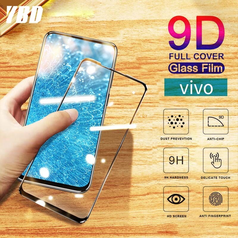 9D Anti Scratchฟิล์มกระจกนิรภัยสําหรับVivo Y81 Y83 Y81i Y71 Y71i V11 Pro Y85 V9 Youth Z1 Pro Z5X Y97