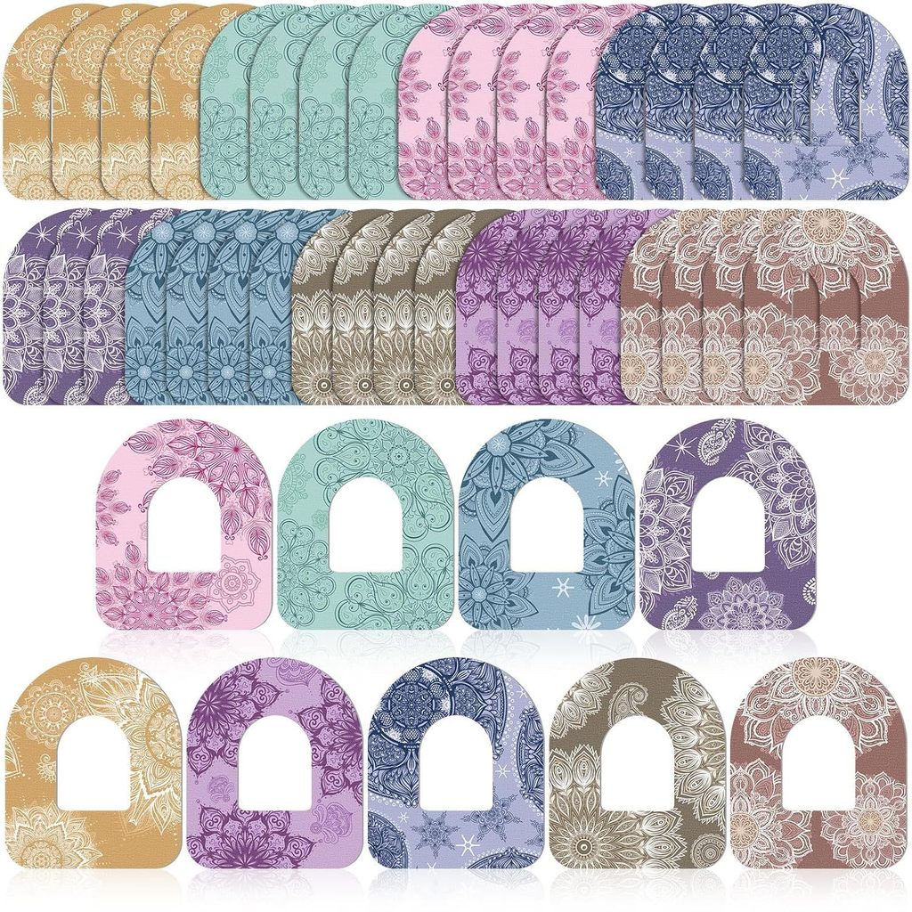 20pcs Adhesive Patch Compatible with Dexcom G7|  G6| Libre2/3| Guardian Pre-Cut Flowers Sensor Cover