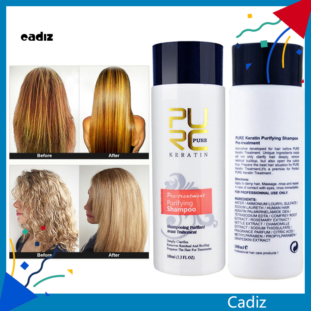 CADI PURC Unisex Straightening Repairing Purifying Hair Shampoo Scalp Treatment