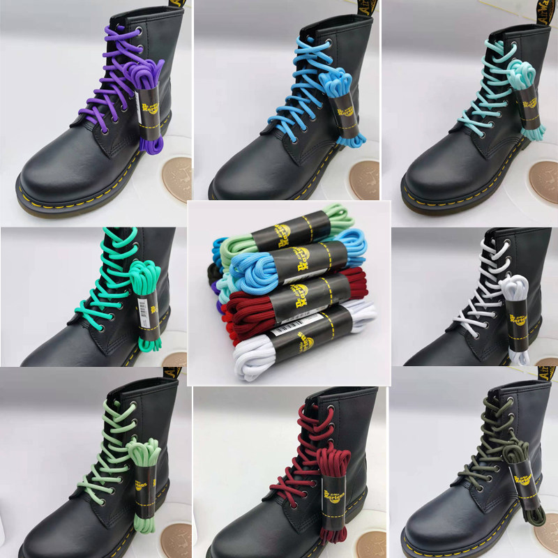 เชือกรองเท้า เชือกรองเท้ากลม Dr. martens Shoelaces Martin Boots 6 Holes 8 Holes 10 Holes 12 Holes 14