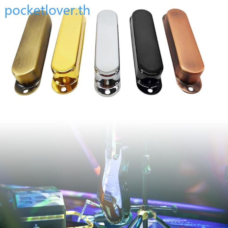 Poc Single Coil Guitar Neck Pickup Metal Cover กีตาร์ไฟฟ้า Neck Pickup Shell