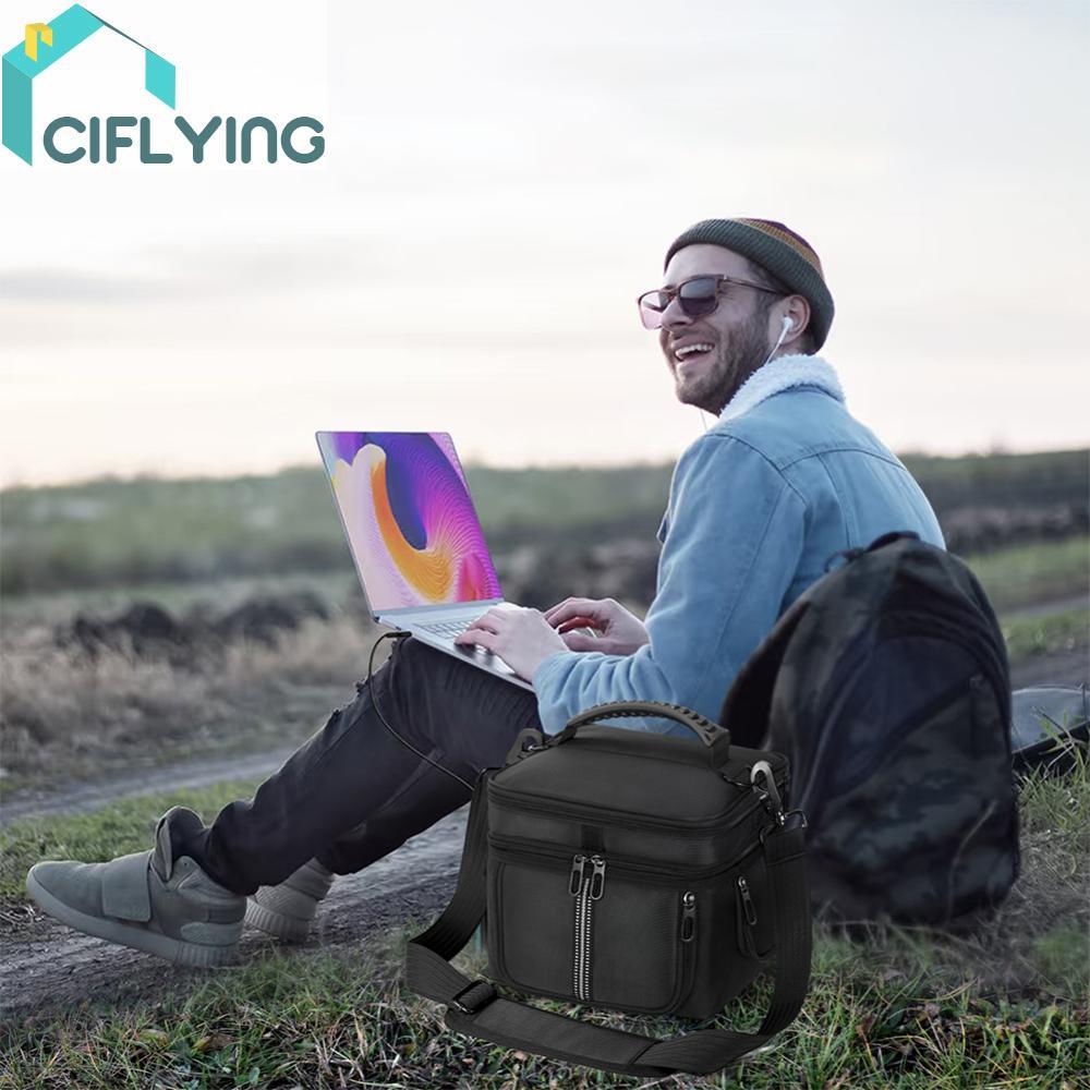 กระเป๋าถือกันน้ําป้องกันการหล่นสําหรับ Ecoflow Portable Power Station River 3 [Ciflying.th]