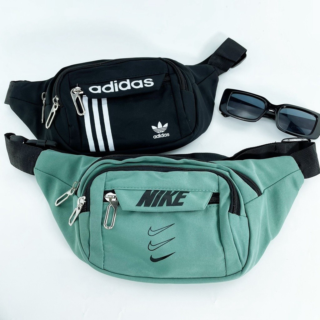 สินค้าเข้าใหม่พร้อมส่ง  กระเป๋าคาดอก กระเป๋าคาดเอว คุณภาพดี ผ้าไนลอน fashion bag ไรเดอร์ขับรถ