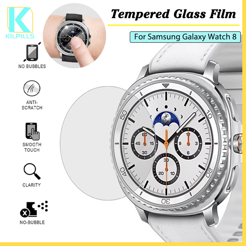 ฟิล์มแก้วนิรภัย for Smartwatch Samsung Galaxy Watch 9 8 44มม 40มม 8 Classic 46มม อุปกรณ์เสริมฟิล์มป้องกันหน้าจอ