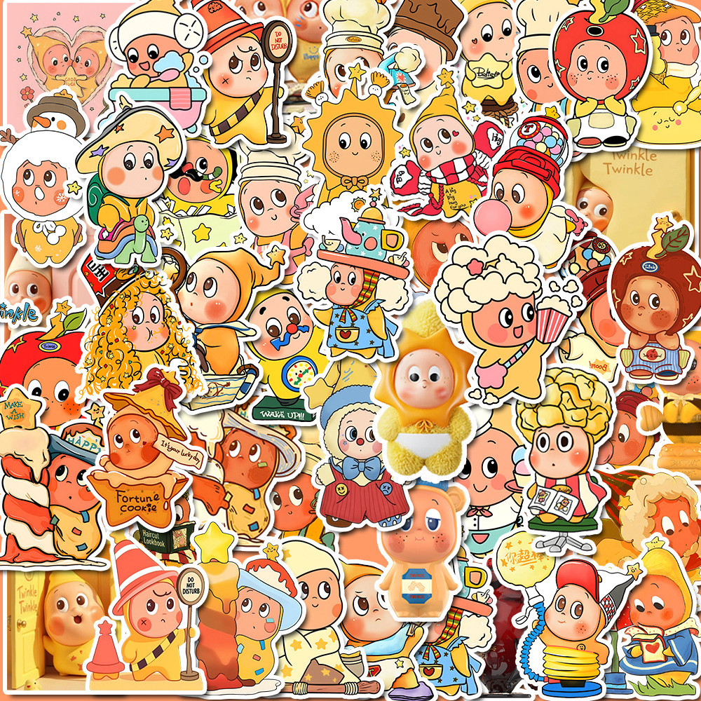 Zhang Xingxing สติกเกอร์คนการ์ตูนน่ารักสร้างสรรค์ DIY ตกแต่งกระติกน้ําร้อนถ้วยคู่มือสติกเกอร์คอมพิวเ