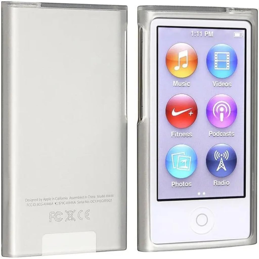 กรณีสําหรับ iPod Nano 7GEN คริสตัลใสโปร่งใส Hard Snap-On ผิวป้องกันกรณีสําหรับ NANO 7th Generation 7