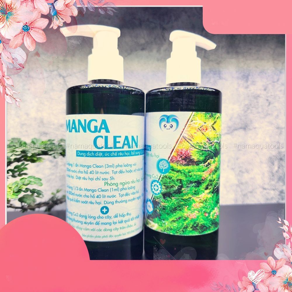 MANGA CLEAN V2 - การเตรียมการฆ่ามอสสําหรับพิพิธภัณฑ์สัตว์น้ํา .naWater